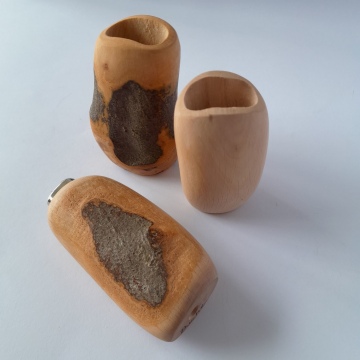 Feuerzeughalter Buchenholz